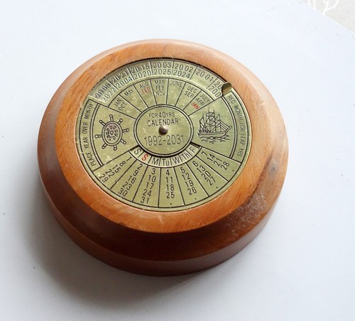 Vintage wooden and brass - vintage,