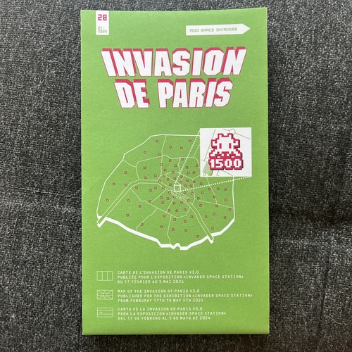 Invader invasion paris 1500 - de,