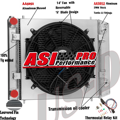4rows radiator shroud fan - radiator,