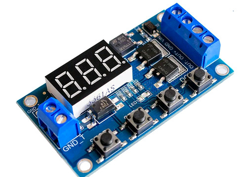 Time delay relay module switch - time,