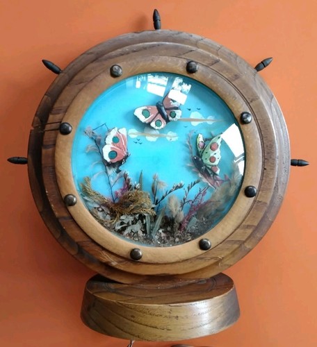 Vintage retro 50s wooden ships - 50s,