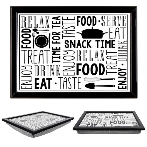 Padded lap tray with bean - padded,