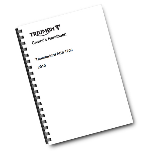 Triumph owners handbook user - owners,