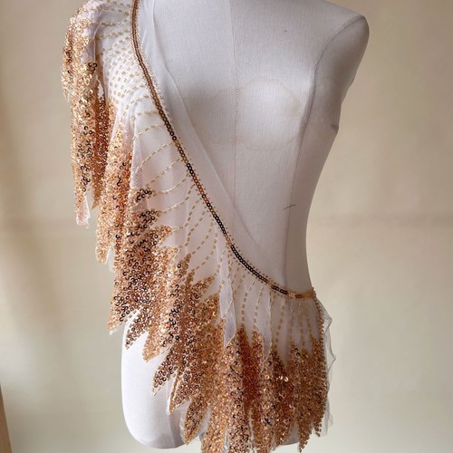Sparkling sequins collar - sequins,