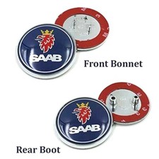 Saab Blue Badge Set Front