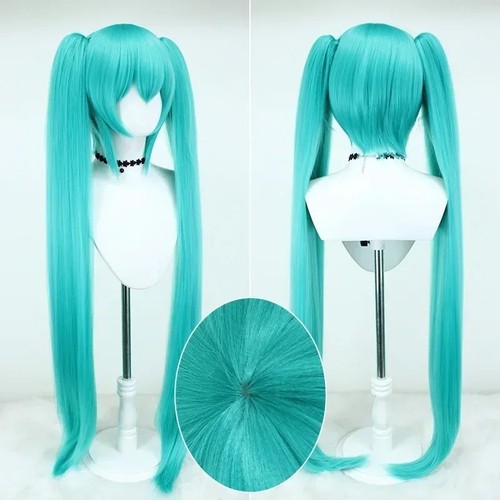 Hatsune miku cosplay wig 110cm - cosplay,