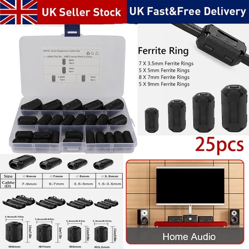 25x clip ferrite - on, ring