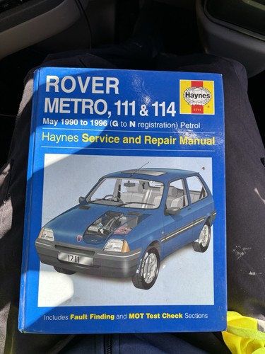 Rover metro car - rover, manual