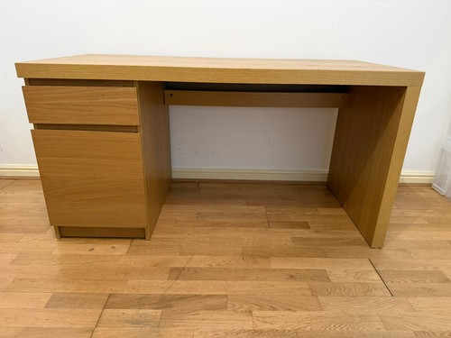 Ikea malm office desk oak - ikea,