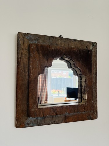 Vintage hand painted mirror - vintage,