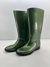Womens Green Classic Knee High
