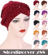 Women Sequin Hair Loss Scarf