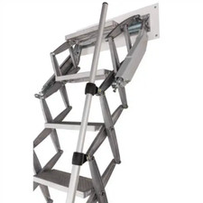 Elite concertina loft ladder.  10 treads for heights up to 2.79m.
