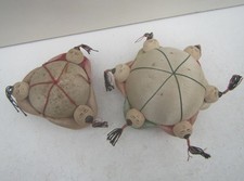 2 x Vintage Chinese Silk Pin Cushions