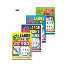 A4 Word Search Mega Large Print Puzzle Books 100s Puzzles per book Wordsearch