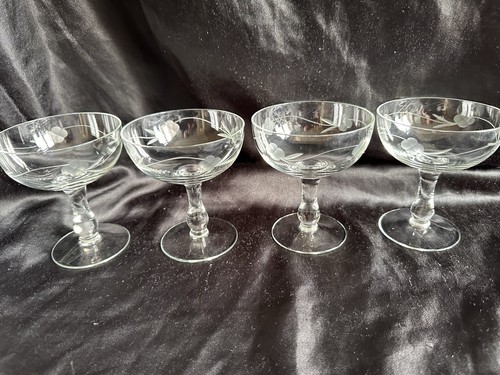 Vintage champagne saucers - ,