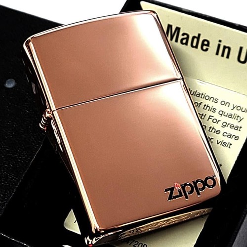 Zippo mirror copper plate logo - zippo,