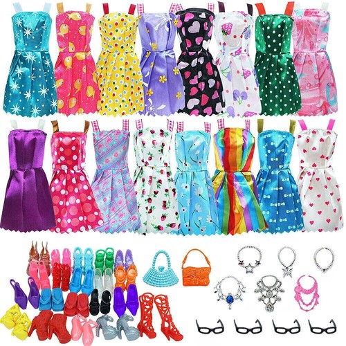 50pcs barbie doll clothes - doll,