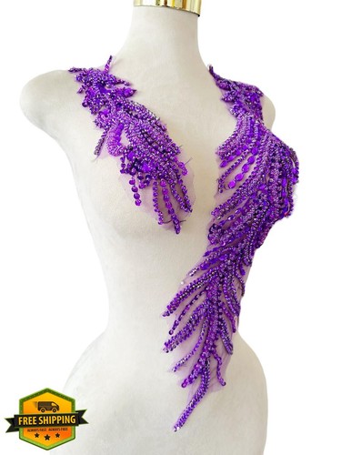 Wtbv purple crystal - crystal, lace