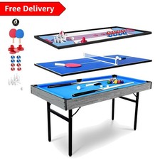 Multi-Functional 5 in 1 Game Table - Billiards, Bowling & More for All Ages