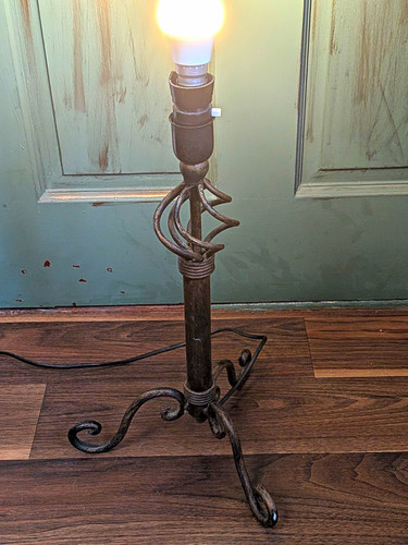 Vintage wrought iron - wrought, table