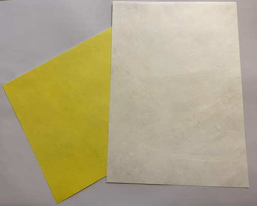 Tyvek paper white yellow - tyvek, a4