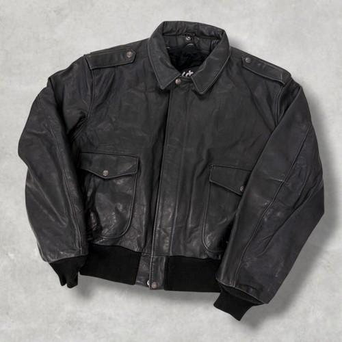 Schott leather jacket - leather,