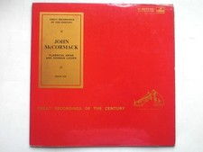 John McCormack Classical Arias And German Lieder LP HMV COLH23 EX/VG 1950s wi...