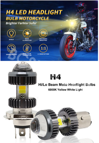 Motorcycle front headlight - front,