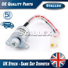 Fuel Shut Off Stop Solenoid Valve For Yanmar Kubota Stallex