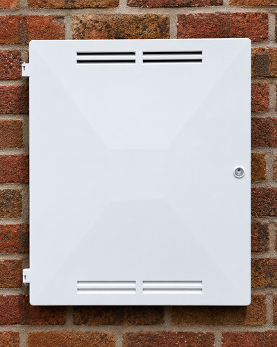 Gas meter box - meter, new