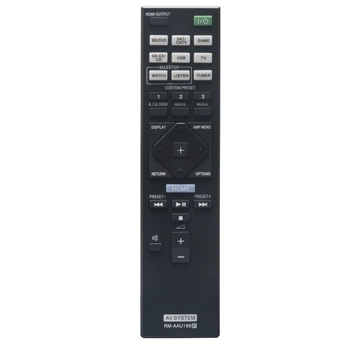 Aau189 replaced remote - rm-aau189,