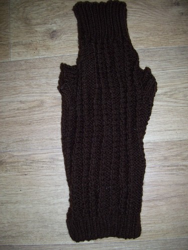 Brand new hand knitted - , ribbed