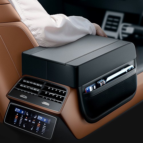 Leather car center console - leather,
