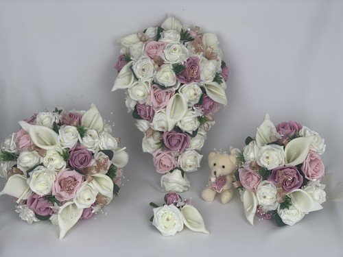 Wedding bouquets flowers ivory - bouquets,