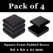 4x Square Jewellery Gift Boxes