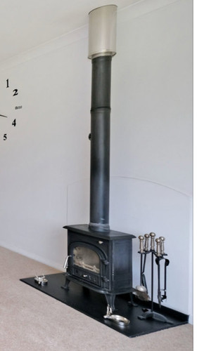 Cast iron wood - cast, burning