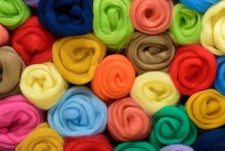 1LB Felting Wool Color
