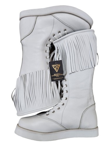 Pro wrestling boots white - pro, boots,