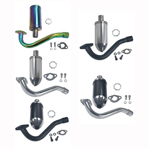 Exhaust pipe with muffler for - pipe,