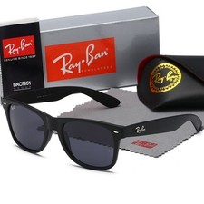 NEW Ray Ban Sunglasses Rectangular Polarized Sunglasses Black Frame UV Blocking