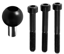 ADATTATORE RAM-MOUNT RAM-B-367U SFERA B FORATA PER INSERIMENTO VITI da 8MM