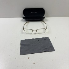 Gucci Rimless Glasses Gold