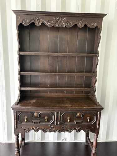 Antique oak welsh dresser - antique,