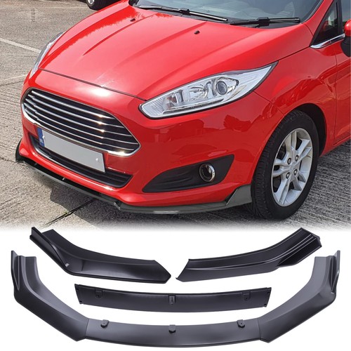 Matte black front bumper - bumper, lip