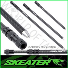SONIK Skeater Bankstick Carbon Telescopic Carp Pike Cat Fishing 18" 24" 30"