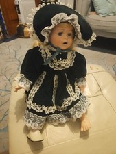 The Leonardo Collection Sadie Porcelain Doll 