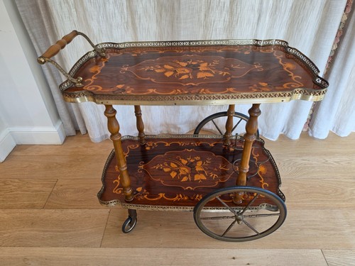 Vintage italian marquetry - vintage,