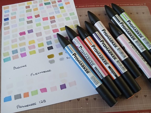 128 letraset double ended - 128,