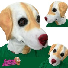 Golden Labrador Dog Mask Latex